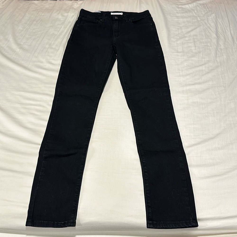 Levi’s 721 Skinny Jeans, Size 28, Black
